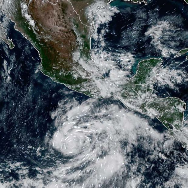 La tormenta tropical Vance. Foto: NOAA